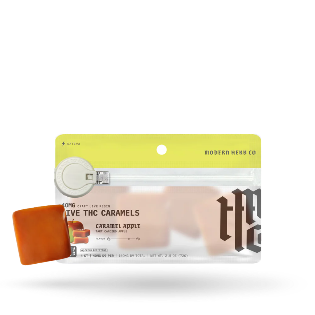 Modern Herb Co | Delta 9 Caramels | / Sativa / 4 Count